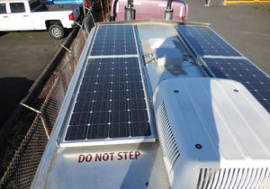 solar generator on trailer